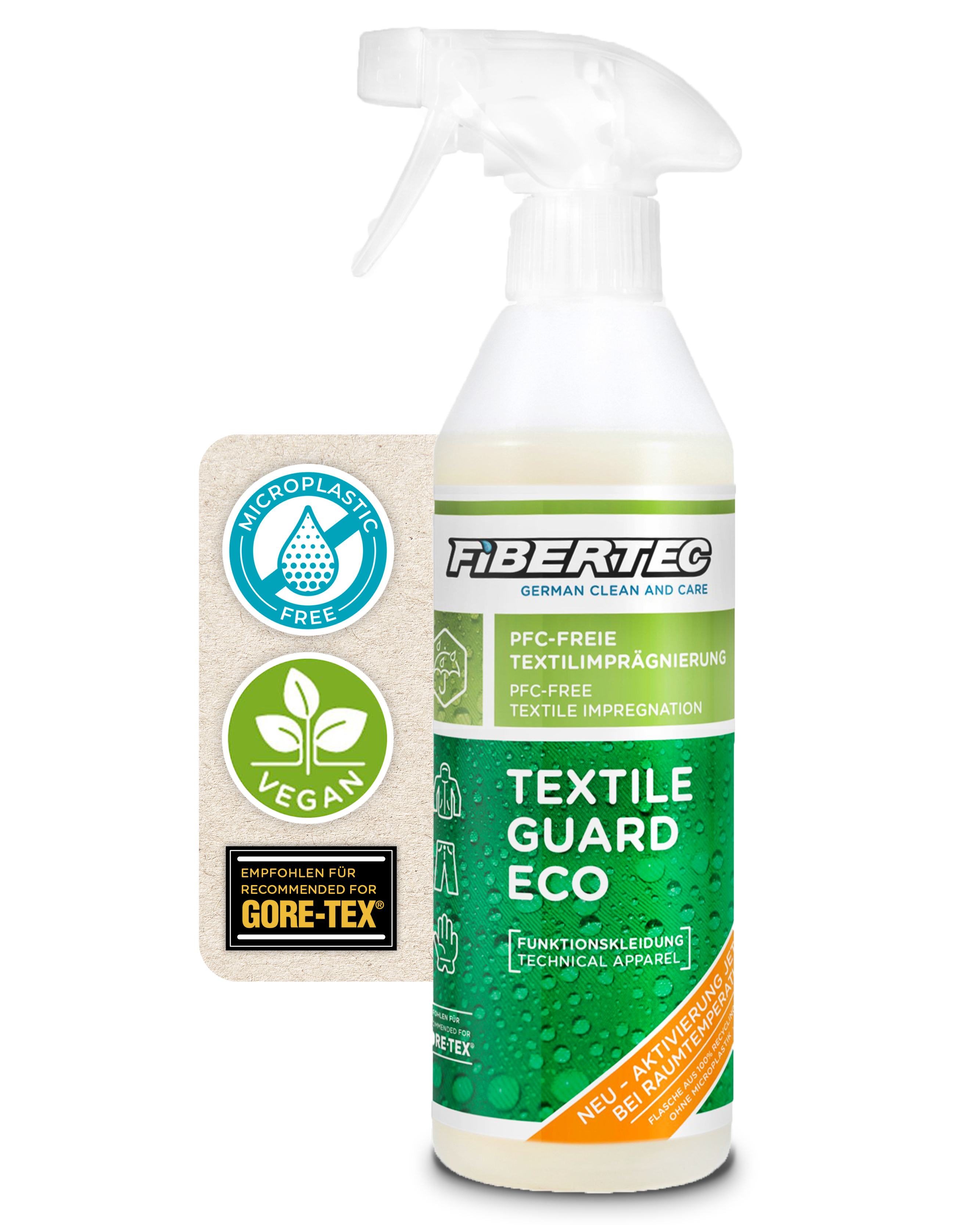 Textile Guard Eco RT - pro Karton 12 Flaschen (500ml) , 6 Beutel (500ml),  Einzelartikel (3000ml)